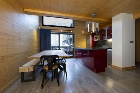 Alquiler al esquí Apartamento dúplex 4 piezas 7 personas (Familial) - Appartements de l'Arve - Chamonix - Cocina abierta