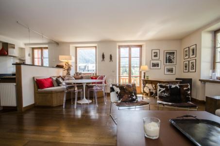 Ski verhuur Appartement 4 kamers 6 personen (Ambre) - Chalet Ambre - Chamonix - Woonkamer