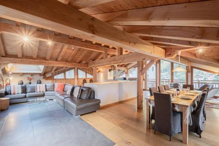 Rent in ski resort 5 room chalet 8 people - Chalet Gaia - Chamonix - Living room