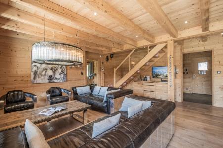 Rent in ski resort 6 room duplex chalet 11 people (Marius) - Chalet Marius - Chamonix - Living room