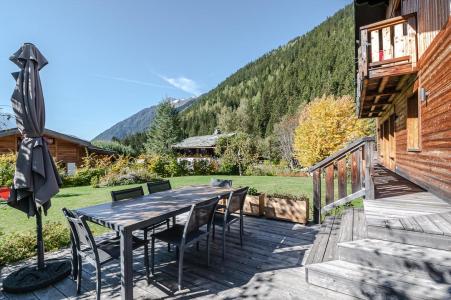 Soggiorno sugli sci Chalet Sixtine - Chamonix - Terrazza