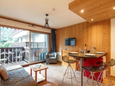 Skiverleih 2-Zimmer-Appartment für 4 Personen (8) - Clos du Savoy - Chamonix - Wohnzimmer