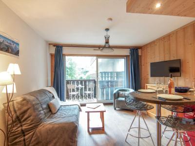 Skiverleih 2-Zimmer-Appartment für 4 Personen (8) - Clos du Savoy - Chamonix - Wohnzimmer