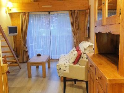 Ski verhuur Appartement 1 kamers 4 personen (15) - Clos du Savoy - Chamonix - Woonkamer