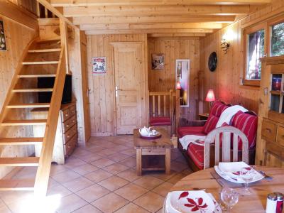 Ski verhuur Chalet 2 kamers 6 personen (1) - Evasion - Chamonix - Woonkamer