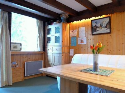 Skiverleih 1-Zimmer-Appartment für 4 Personen (4) - Grand Roc - Chamonix - Wohnzimmer