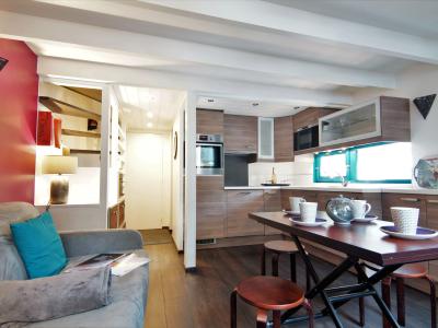 Rent in ski resort 3 room apartment 4 people (6) - Grand Roc - Chamonix - Apartment