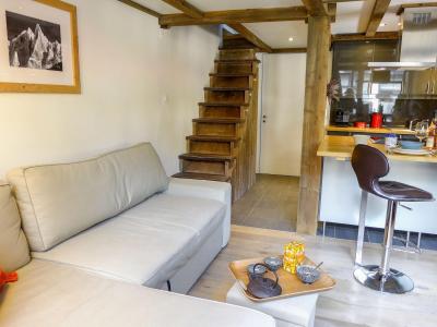 Ski verhuur Appartement 3 kamers 4 personen (5) - Grand Roc - Chamonix - Woonkamer