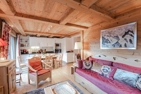 Rent in ski resort 3 room apartment 6 people - Hameau de la Blaitiere - Chamonix - Living room