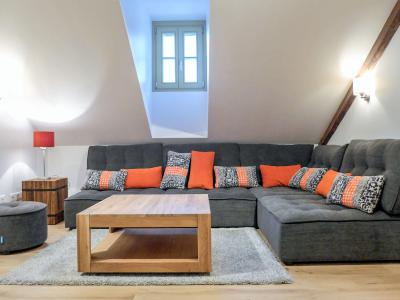 Rent in ski resort 3 room apartment 4 people (3) - Le Chalet Suisse - Chamonix - Living room