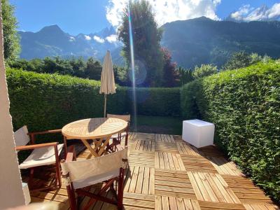 Soggiorno sugli sci Appartamento 2 stanze per 4 persone - Le Clos des Ancelles - Chamonix - Terrazza-giardino