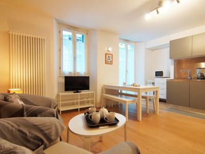 Skiverleih 3-Zimmer-Appartment für 4 Personen (2) - Le Paccard - Chamonix - Wohnzimmer