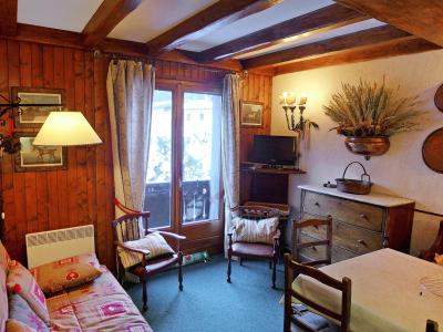 Skiverleih 3-Zimmer-Appartment für 6 Personen (3) - Les Charmoz - Chamonix - Wohnzimmer