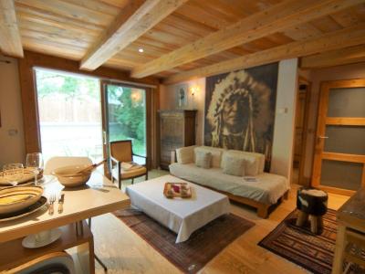 Skiverleih 3-Zimmer-Appartment für 4 Personen (1) - Les Jardins de l'Astoria - Chamonix - Wohnzimmer