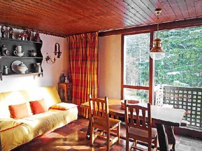 Rent in ski resort 1 room apartment 3 people (1) - Lognan - Chamonix - Living room