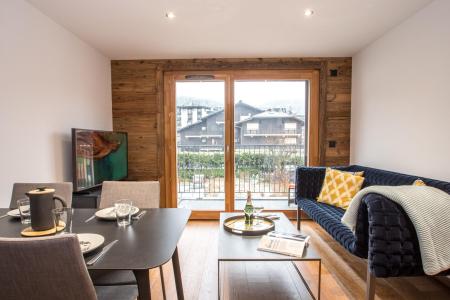 Skiverleih 2-Zimmer-Appartment für 2 Personen (ALLEGRIA) - Résidence Androsace du Lyret - Chamonix - Wohnzimmer