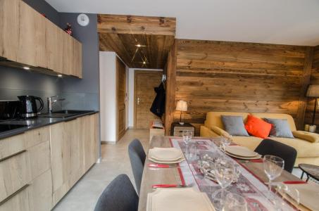 Skiverleih 2-Zimmer-Appartment für 4 Personen (JOY) - Résidence Androsace du Lyret - Chamonix - Wohnzimmer