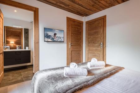 Rent in ski resort 4 room duplex apartment 6 people (HOPE) - Résidence Androsace du Lyret - Chamonix - Bedroom