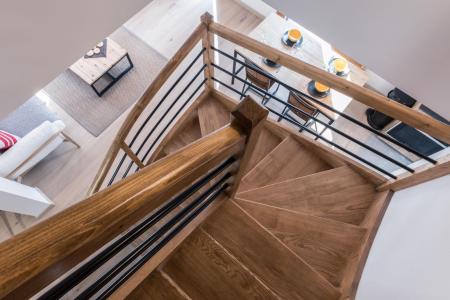 Skiverleih 4 Zimmer Maisonettewohnung für 6 Personen (PEARL) - Résidence Androsace du Lyret - Chamonix - Treppen