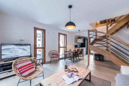 Wynajem na narty Apartament duplex 4 pokojowy 6 osób (PEARL) - Résidence Androsace du Lyret - Chamonix - Pokój gościnny