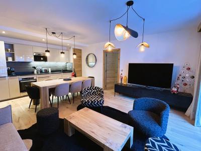 Аренда на лыжном курорте Апартаменты 4 комнат 6 чел. (CHOUETTE) - Résidence Blanc Mont-Blanc - Chamonix - Салон
