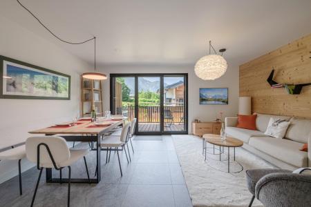 Rent in ski resort 3 room apartment 4 people - Résidence Castorettes - Chamonix - Living room