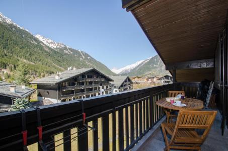 Rent in ski resort 2 room apartment 4 people (petra) - Résidence Champraz - Chamonix - Terrace