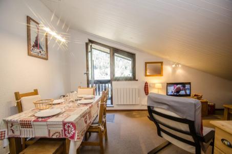 Skiverleih 2-Zimmer-Appartment für 4 Personen (petra) - Résidence Champraz - Chamonix - Wohnzimmer