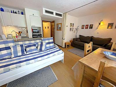 Ski verhuur Studio 2-4 personen (Dale) - Résidence le Clos du Savoy - Chamonix - Woonkamer