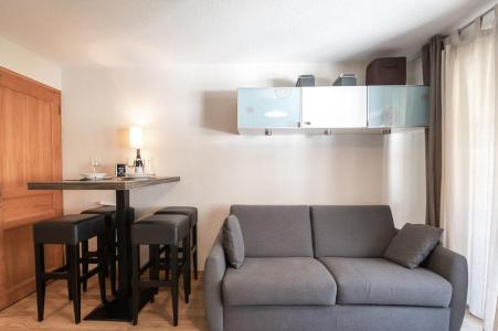 Rent in ski resort Studio 4 people (Quartz) - Résidence le Clos du Savoy - Chamonix - Living room