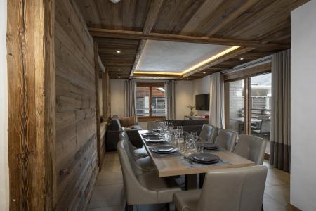 Ski verhuur Appartement 4 kamers 8 personen - Résidence le Cristal de Jade - Chamonix - Eethoek