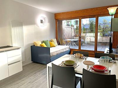 Skiverleih 3-Zimmer-Appartment für 4 Personen - Résidence le Morgane - Chamonix - Wohnzimmer