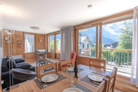 Skiverleih 3-Zimmer-Appartment für 6 Personen (Lavue) - Résidence les Chalets du Savoy - Kashmir - Chamonix - Wohnzimmer