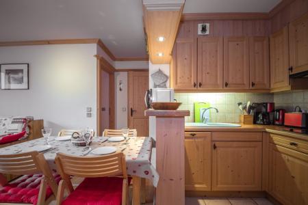 Ski verhuur Appartement 2 kamers 4 personen (Samarachx) - Résidence les Chalets du Savoy - Kashmir - Chamonix - Woonkamer
