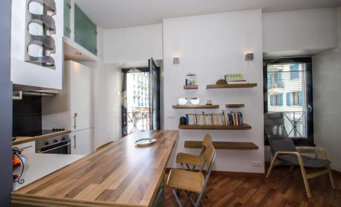 Alquiler al esquí Apartamento 2 piezas para 4 personas - Résidence Pavillon - Chamonix - Cocina