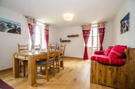 Rent in ski resort 3 room apartment 4 people - Résidence Roches Blanches - Chamonix - Living room