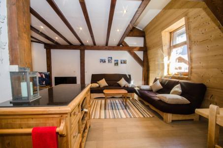 Rent in ski resort 3 room duplex apartment 6 people (antares) - Villa 1930 - Chamonix - Living room