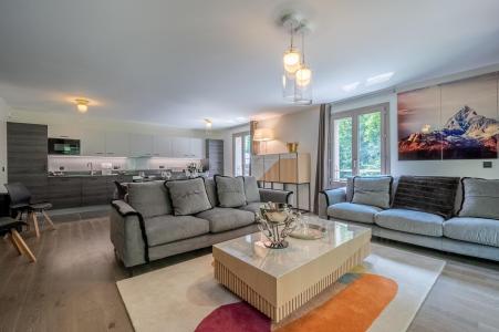 Rent in ski resort 4 room apartment 6 people (LISBA) - WHITE PEARL - Chamonix - Living room