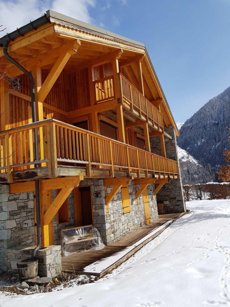 Vacances en montagne Chalet Alideale - Champagny-en-Vanoise - Extérieur hiver
