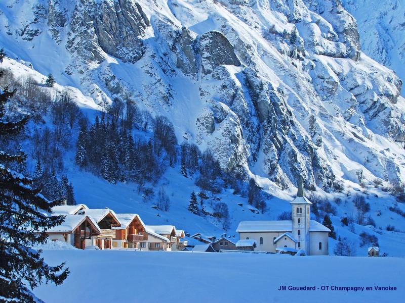 Аренда на лыжном курорте Chalet Au Coeur de la Vanoise - Champagny-en-Vanoise - зимой под открытым небом