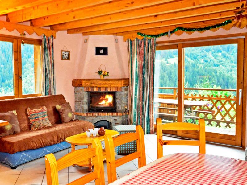 Rent in ski resort Chalet Côte Arbet - Champagny-en-Vanoise - Living room