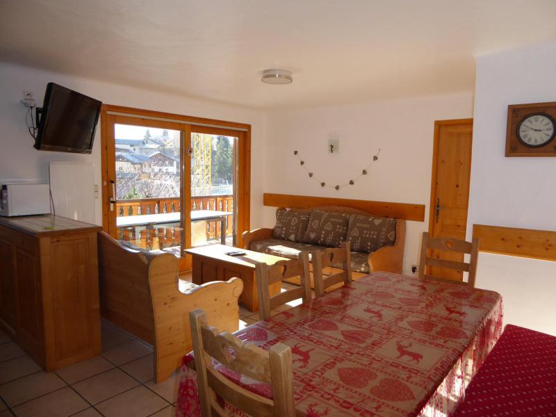 Ski verhuur Appartement 4 kamers 8 personen (1) - Chalet Cristal - Champagny-en-Vanoise - Woonkamer