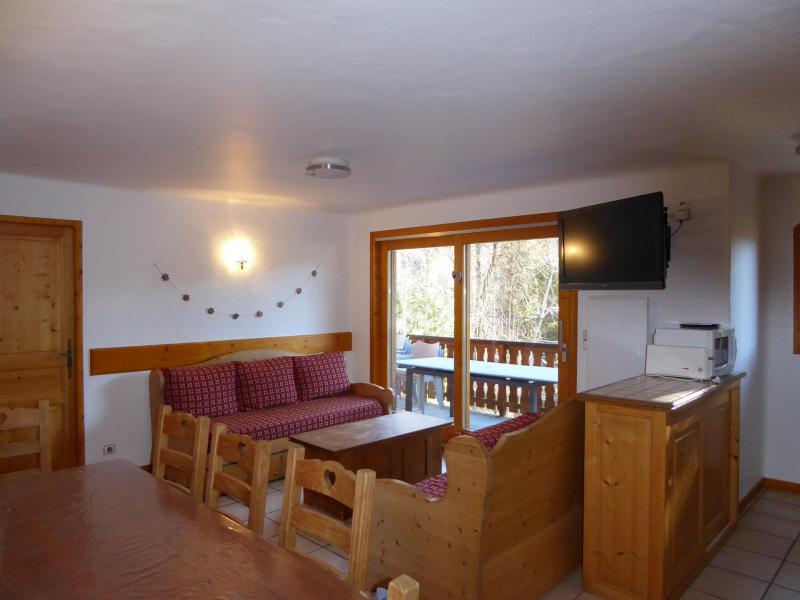 Ski verhuur Appartement 4 kamers 8 personen (2) - Chalet Cristal - Champagny-en-Vanoise - Woonkamer