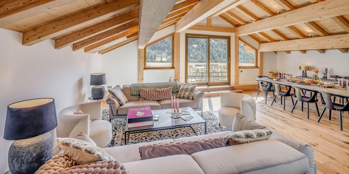 Skiverleih 8 Zimmer Chalet für 10 Personen (Grandparadis Premium) - Chalet L'Etoile D'Argent - Champagny-en-Vanoise - Wohnzimmer