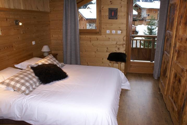 Ski verhuur Chalet duplex 5 kamers 8-10 personen - Chalet la Sauvire - Champagny-en-Vanoise - 2 persoons bed