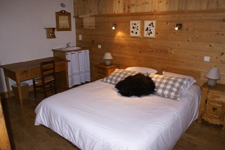 Skiverleih Doppelhaus Holzhütte 5 Zimmer 8-10 Personnen - Chalet la Sauvire - Champagny-en-Vanoise - Doppelbett