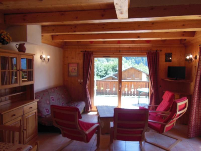 Skiverleih 6-Zimmer-Appartment für 10 Personen (CH) - Chalet les Soldanelles - Champagny-en-Vanoise - Wohnzimmer