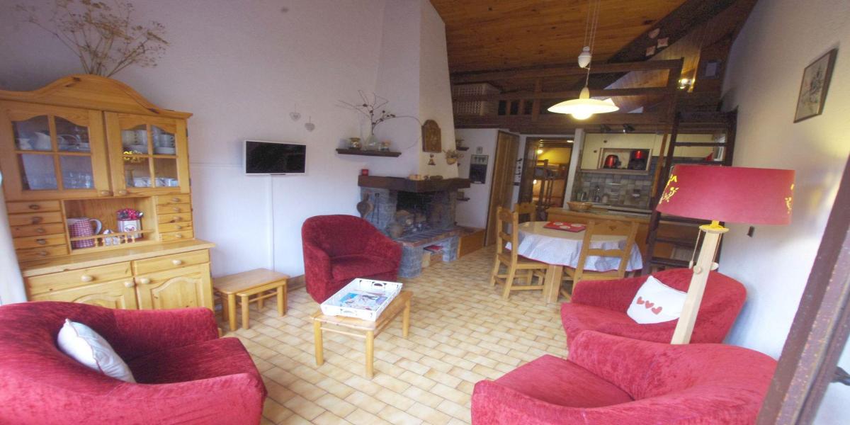 Wynajem na narty Apartament 2 pokojowy z antresolą 6 osób (40) - Les Hauts de Planchamp - Ancoli - Champagny-en-Vanoise - Pokój gościnny