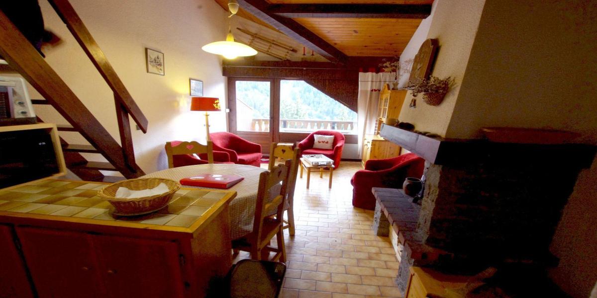 Wynajem na narty Apartament 2 pokojowy z antresolą 6 osób (40) - Les Hauts de Planchamp - Ancoli - Champagny-en-Vanoise - Pokój gościnny