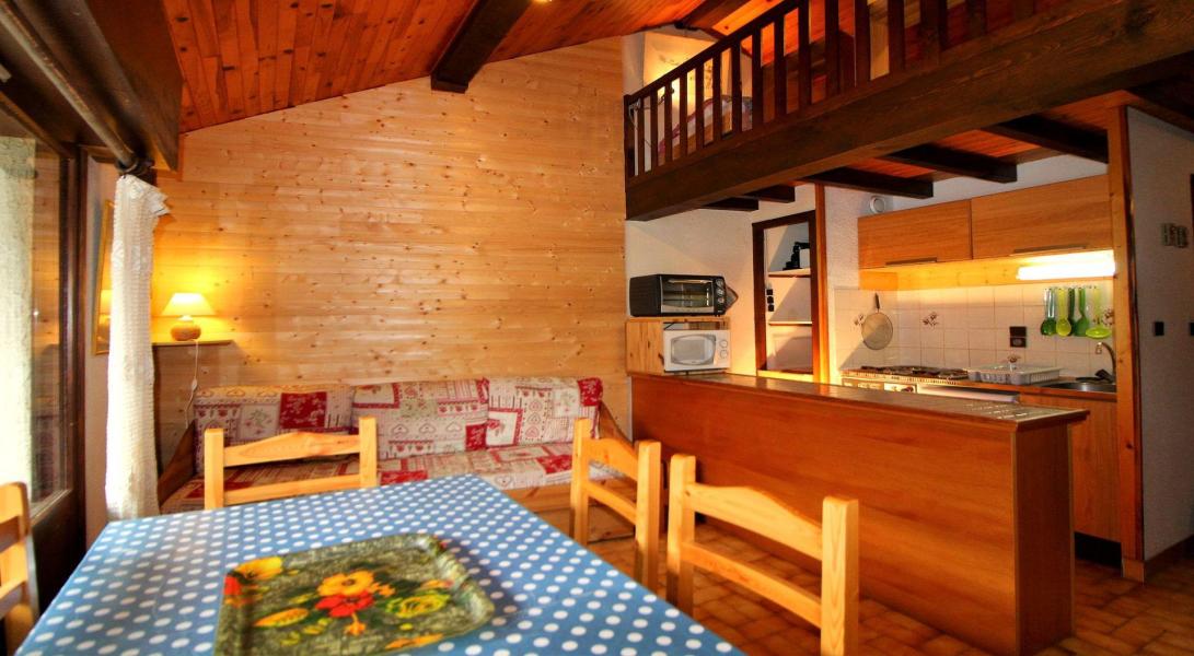 Ski verhuur Appartement 2 kamers mezzanine 5 personen (A039CL) - Les Hauts de Planchamp - Ancoli - Champagny-en-Vanoise - Woonkamer